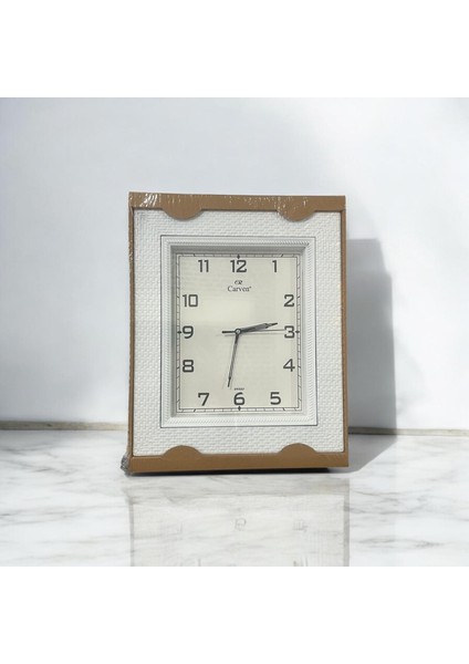 Duvar Saati Modeli Beyaz Kare 27X27CM Kargo Modern Tasarım fiyatları