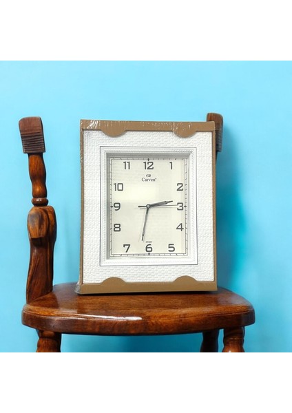 Duvar Saati Modeli Beyaz Kare 27X27CM Kargo Modern Tasarım fırsatları