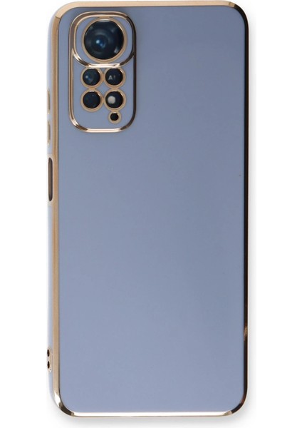 Xiaomi Redmi Note 11 Kılıf Volet Silikon - Mavi Glstd