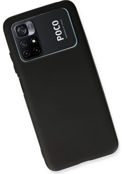 Xiaomi Poco M4 Pro 4g Kılıf First Silikon - Siyah Glstd