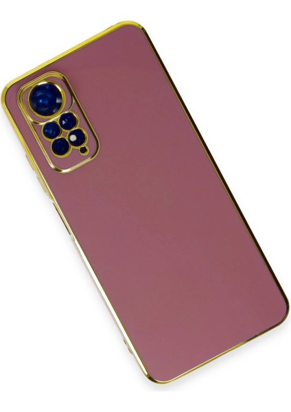 Xiaomi Redmi Note 11 Kılıf Volet Silikon - Kırmızı Glstd