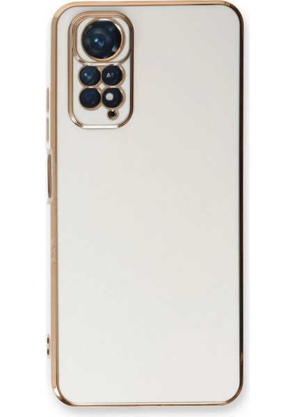 Xiaomi Redmi Note 11 Kılıf Volet Silikon - Beyaz Glstd