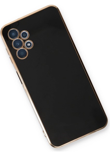 Samsung Galaxy A13 4g Kılıf Volet Silikon - Siyah Glstd