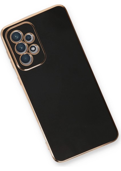 Samsung Galaxy A53 5g Kılıf Volet Silikon - Siyah Glstd