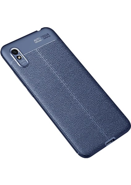 Xiaomi Redmi 9A Kılıf Auto Focus Kapak - Lacivert Glstd