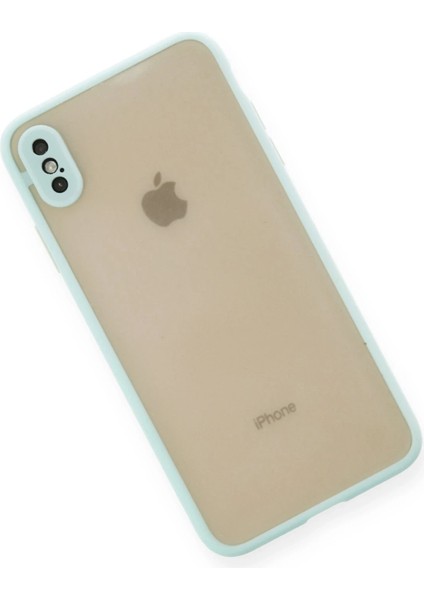 Apple iPhone X Kılıf Montreal Silikon Kapak - Turkuaz Glstd