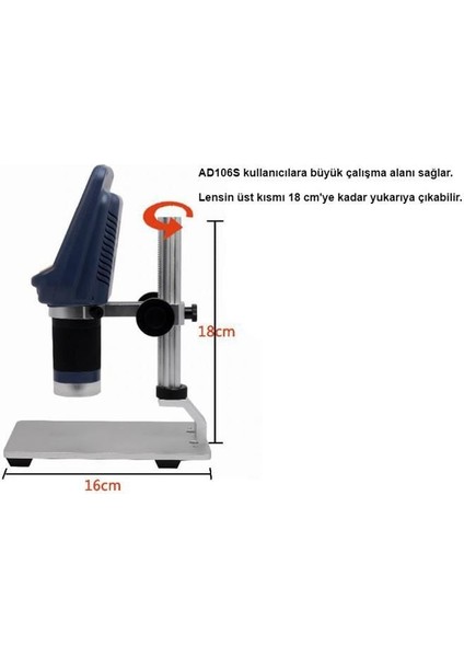 AD106S Full Hd Dijital Mikroskop