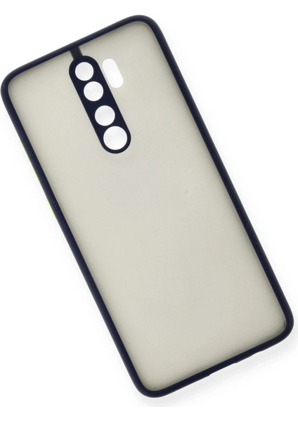 Xiaomi Redmi Note 8 Pro Kılıf Montreal Silikon Kapak - Lacivert Glstd