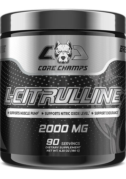L-Citrulline 2000 mg 90 Servis (Abd Menşei) Fda Onaylı