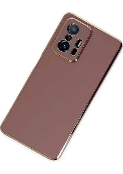 Xiaomi Mi 11T Pro Kılıf Volet Silikon - Kırmızı Glstd