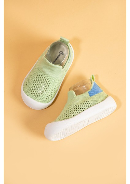 Luuq Kız Çocuk, Bebek Esnek, Rahat, Kaymaz Ortopedik Taban Pembe Günlük Spor Ilk Adım Ayakkabısı, Sneaker
