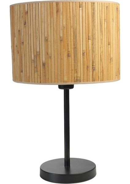 Bambu 07 Abajurlu Masa Lambası Eskitme