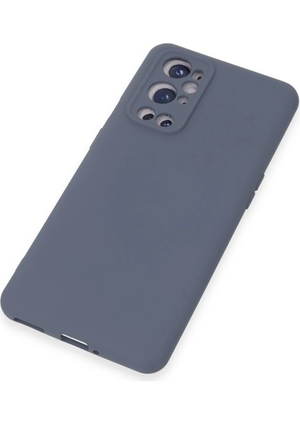 One Plus 9 Pro Kılıf Nano Içi Kadife Silikon - Gri Glstd