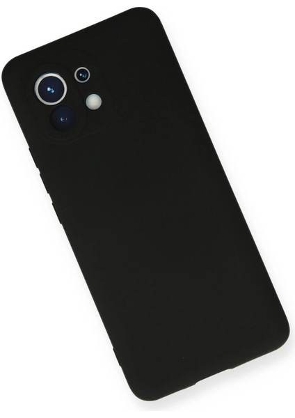 Xiaomi Mi 11 Kılıf Nano Içi Kadife Silikon - Siyah Glstd