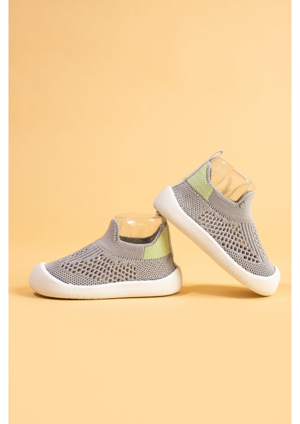 Luuq Kız Çocuk, Bebek Esnek, Rahat, Kaymaz Ortopedik Taban Pembe Günlük Spor Ilk Adım Ayakkabısı, Sneaker