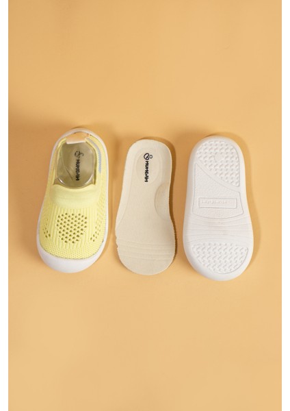 Luuq Kız Çocuk, Bebek Esnek, Rahat, Kaymaz Ortopedik Taban Pembe Günlük Spor Ilk Adım Ayakkabısı, Sneaker