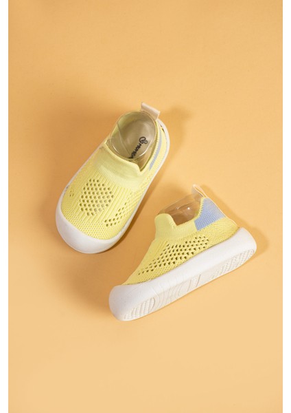 Luuq Kız Çocuk, Bebek Esnek, Rahat, Kaymaz Ortopedik Taban Pembe Günlük Spor Ilk Adım Ayakkabısı, Sneaker