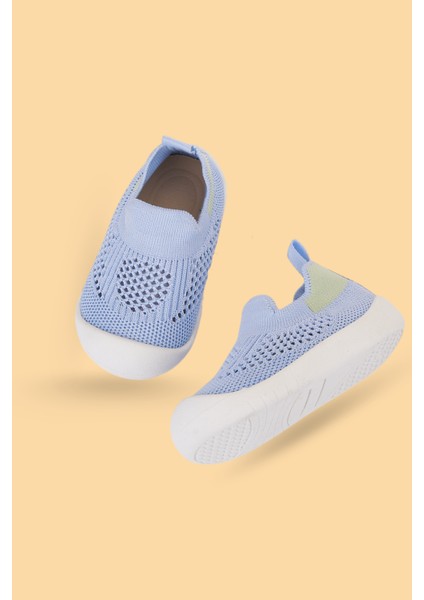 Luuq Kız Çocuk, Bebek Esnek, Rahat, Kaymaz Ortopedik Taban Pembe Günlük Spor Ilk Adım Ayakkabısı, Sneaker