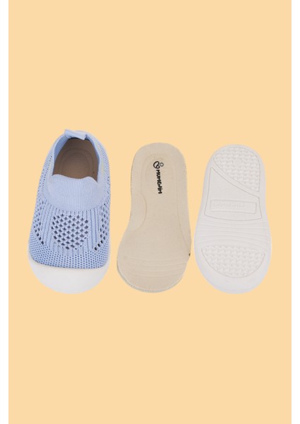 Luuq Kız Çocuk, Bebek Esnek, Rahat, Kaymaz Ortopedik Taban Pembe Günlük Spor Ilk Adım Ayakkabısı, Sneaker