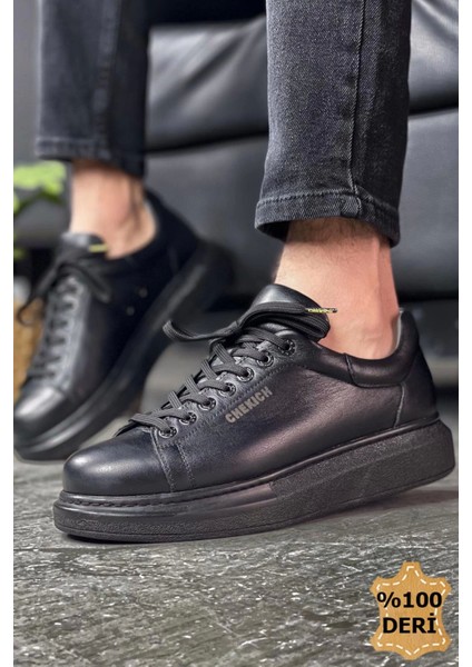 Dst Estrella Deri Erkek Ayakkabı Sıyah