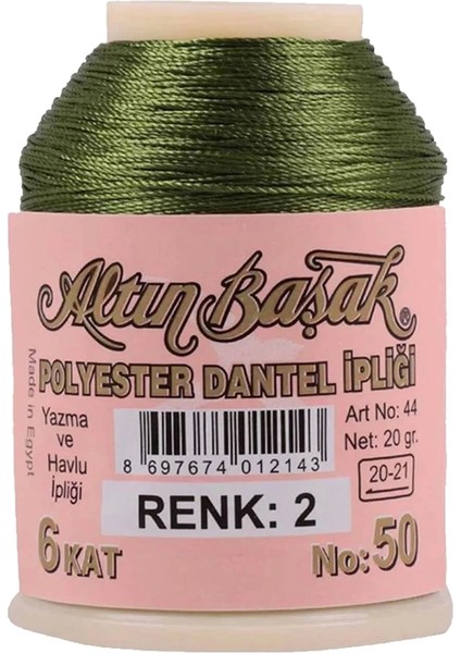 3 Adet Altınbaşak Oya ve Dantel Ipi 20 gr - Nemere - No: 002