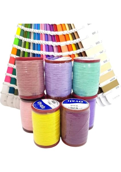 4 Kat Suni Ipek Iplik Iğne Oyası Boncuk Ipi Tığ Oyası No:99