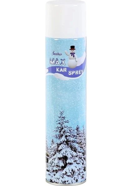 3 Adet Max Kar Köpüğü Spreyi, Eriyen Kar Taneleri, Parti Köpük Karı Yapar Kar Yağdıran Sprey 3X300 ml