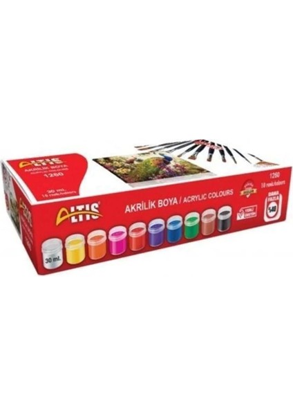 Altıs Altıs Akrilik Boya 10 Lu 1260