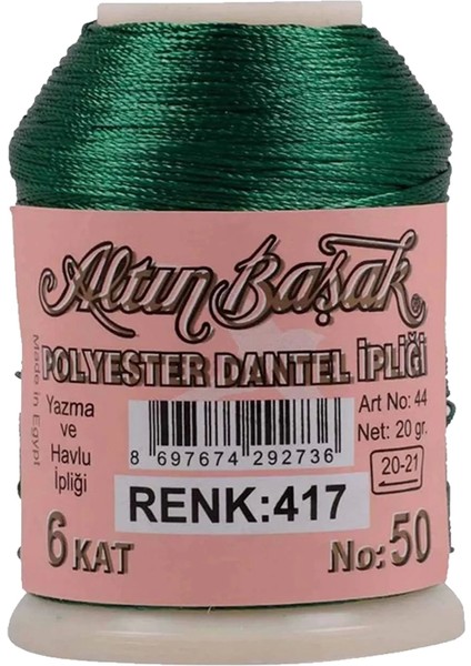 3 Adet Altınbaşak Oya ve Dantel Ipi 20 gr - Nemere - No: 417