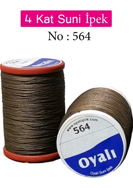 Oyalı 4 Kat Suni Ipek Iplik Iğne Oyası Boncuk Ipi Tığ Oyası NO:564