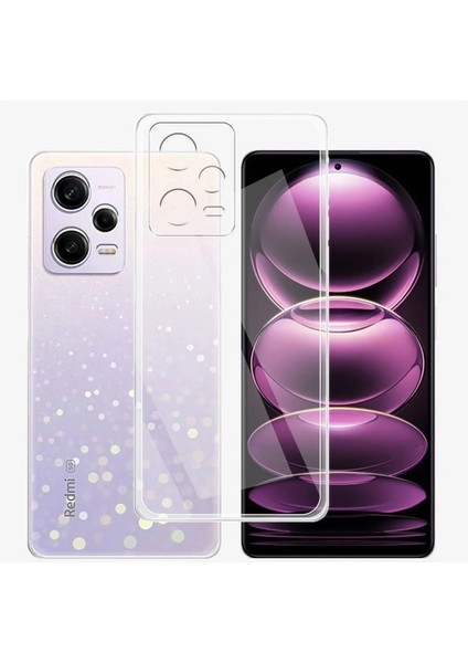 Xiaomi Redmi Note 12 5g Kılıf LüX Şeffaf Silikon Glstd
