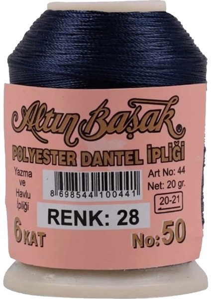 3 Adet Altınbaşak Oya ve Dantel Ipi 20 gr - Nemere - No: 028
