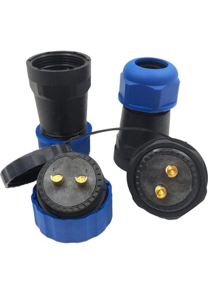 SD28 Su Geçirmez 28 mm 2 Pin Erkek-Dişi Düz Kablo Konnektör fiyatları
