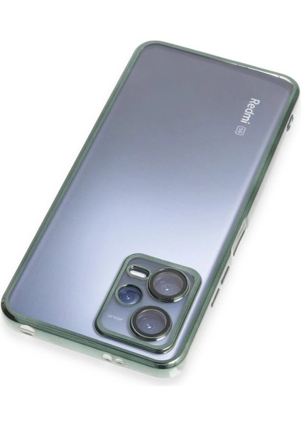 Xiaomi Redmi Note 12 5g Kılıf Razer Lensli Silikon - Yeşil Glstd