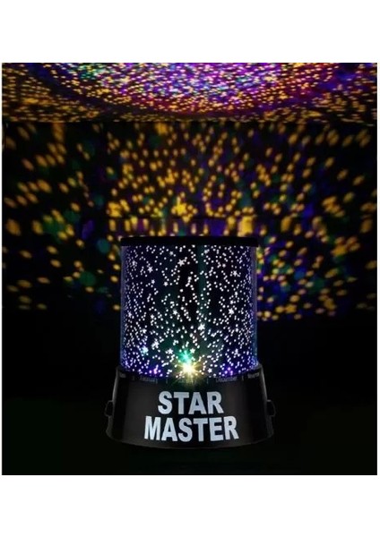 Duvara Işık Yıldız Yansıtan Star Master Gece Lambası