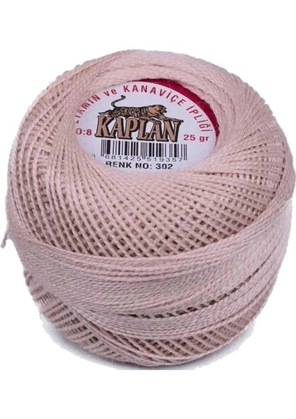 3 Adet Kaplan Etamin ve Kanaviçe Ipi 8 No Kod/renk: 101 - 302 - 995 - Ryl
