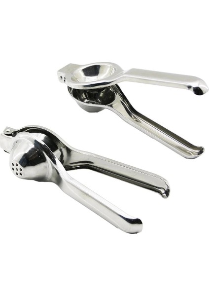 Inox Metal Limon Sıkacak Kollu Pres Modeli 20CM