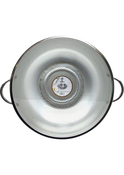 Metal Kulplu Çelik Tel Sepet Süzgeç 29CM