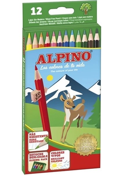Cem Alpino 12 Renk Tam Boy Kuruboya AL10654 12'li