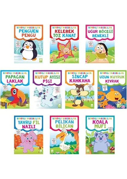 Benekli Masallar Seti (10 Kitap) / Fatma Işık / Ema Çocuk /