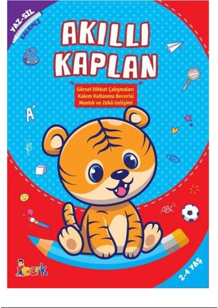 Yaz-Sil Kitapları Akıllı Kaplan