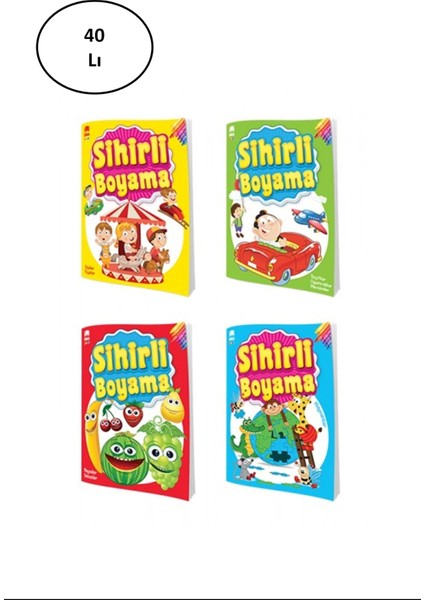 Sihirli Orta Boyama 1-4