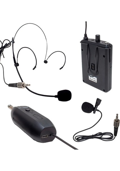 Magıcvoıce MV-19599 Uhf Kablosuz Yaka Mikrofon