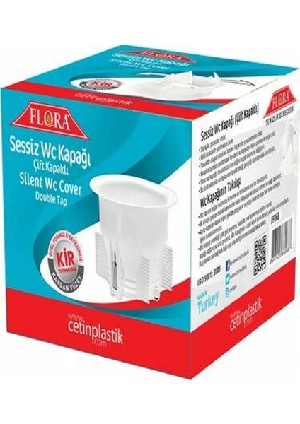 Flora F068 Çift Kapaklı Sessiz Wc Kapağı