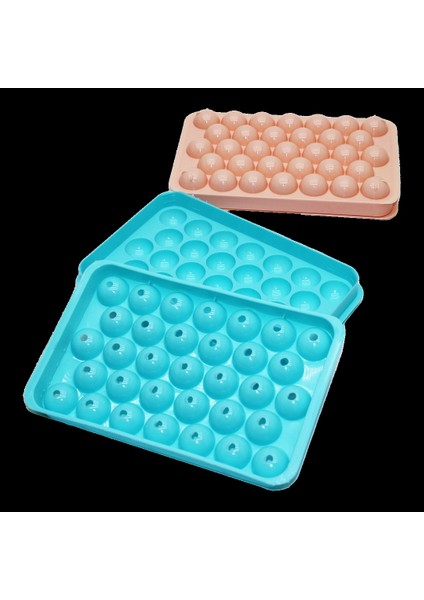 33LÜ Mini Top Buzluk Renkli Plastik