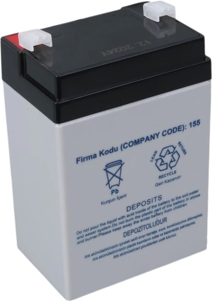 Yokohama Yh-46.0 4 Volt - 6 Amper Kuru Akü (68 x 45 x 95 Mm)