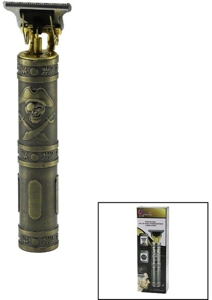 Cobra Serisi T Bıçak USB Şarjlı Ense Çizim - Saç Sakal Kesme Traş Makinesi 1200MAH RC-T99