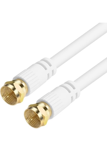 Mag F Konnektörlü Hazır Gold Kablo 10 Metre Poşetli