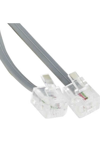 Telefon Hat Kablosu Hazır 6p/2c 3 Metre