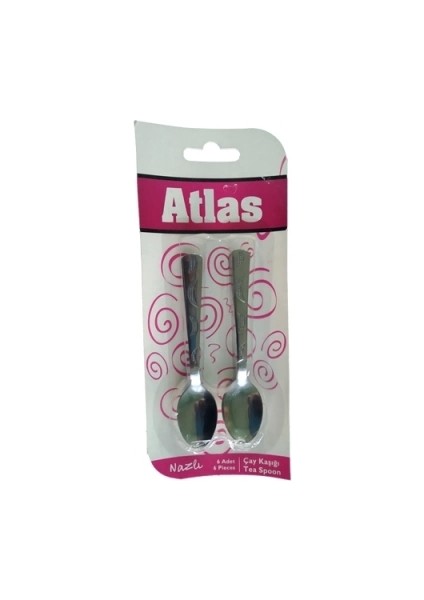 6 Parça Metal Çay Kaşık